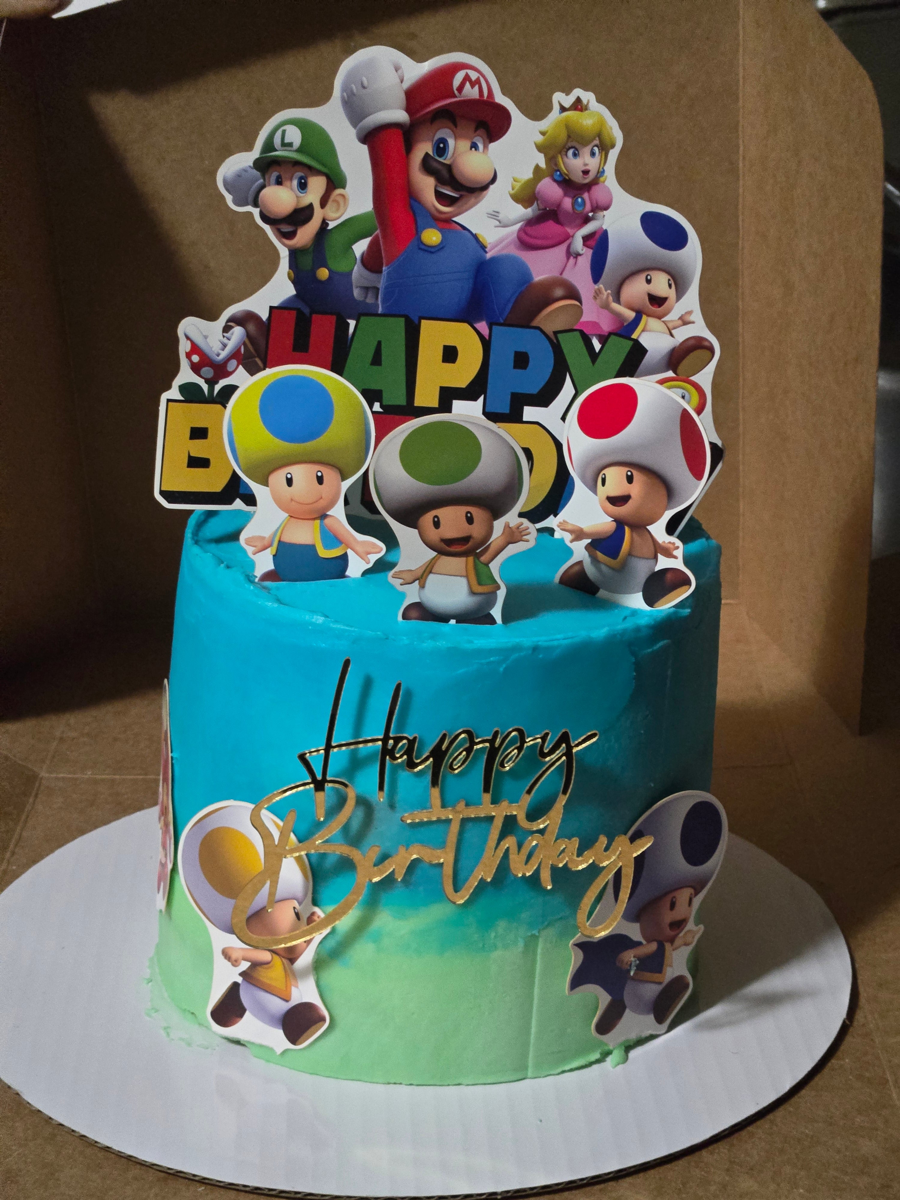 6 inch 3 layered Cake custom