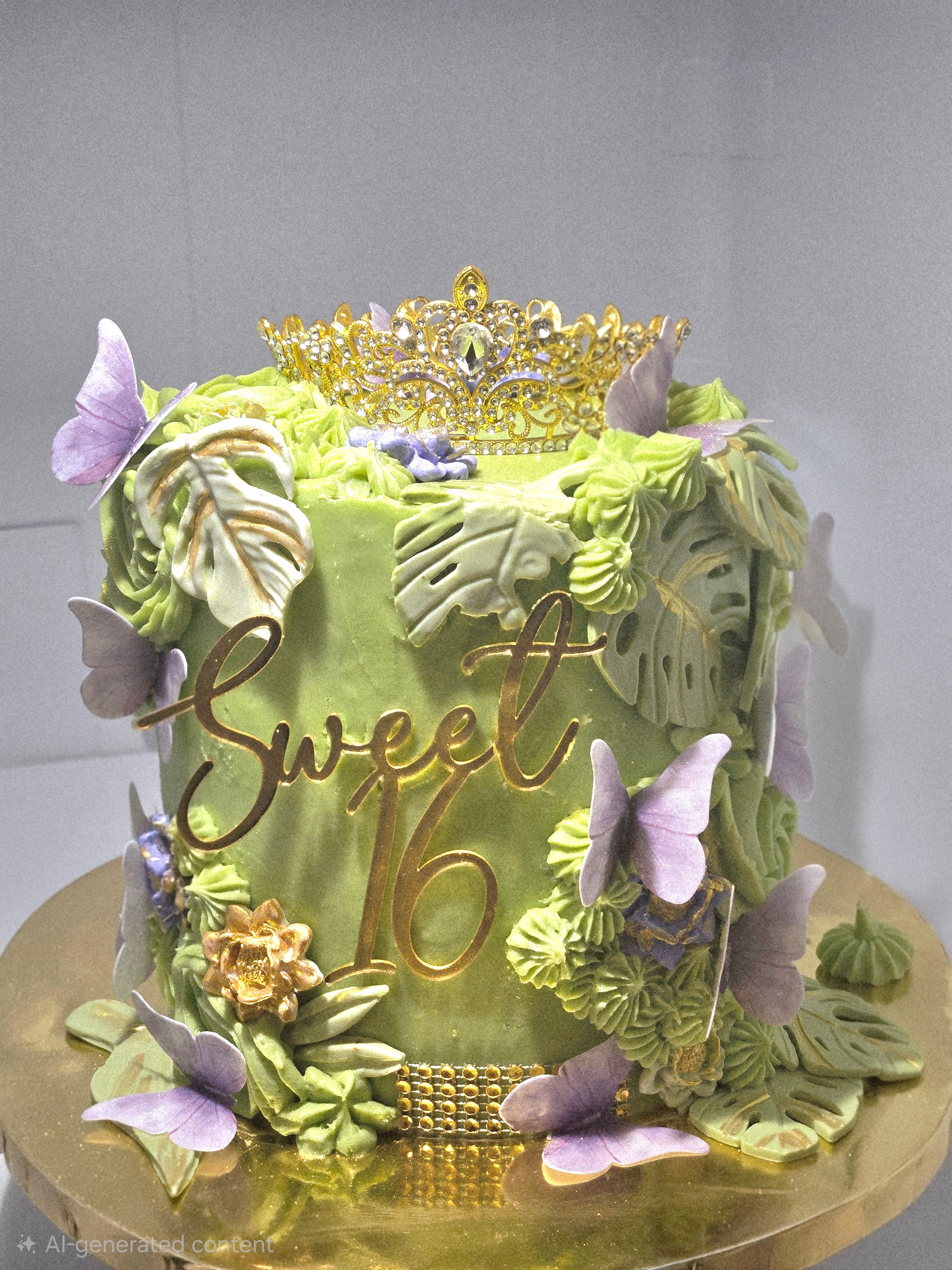 6 inch 3 layered Cake custom